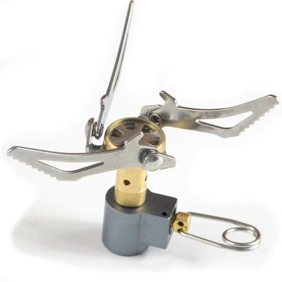 Edelstahl- und Kupfer-Mini-Butan-Gaskocherbrenner für das Outdoor-Camping-Kochen
