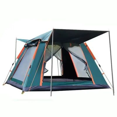 Automatisches Campingzelt Wasserdicht Polyester Silberbeschichtung für Familie im Freien