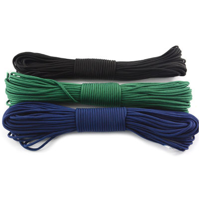 100ft 7 Innenkernen 550lbs Polyester 4mm Paracord PB0056 angepasst für Ihren Markt