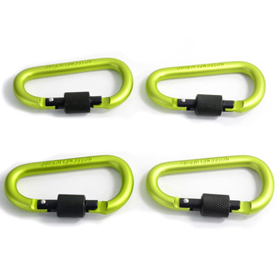 8 cm Aluminium-Feder-Snap-Hook-Carabiner D-Form-Clip für das Paket Bruttogewicht 0,025 kg