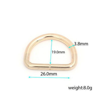 US 20mm 25mm Gold Metall D Ring Buckle Bag Zubehör mit 30-Tage Rücksendungsrichtlinie