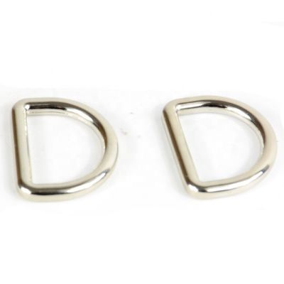 30-Tage-Rückerstattungsrichtlinie 25mm geschweißte Zinklegierung D-Ring Metall D-Ring Buckle für Handtasche