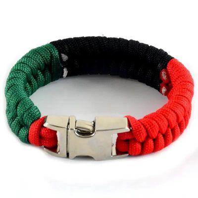 Über 200 Farben Handgefertigte Männer Metall Buckle Paracord Armband Nylon Seil Überleben Armband