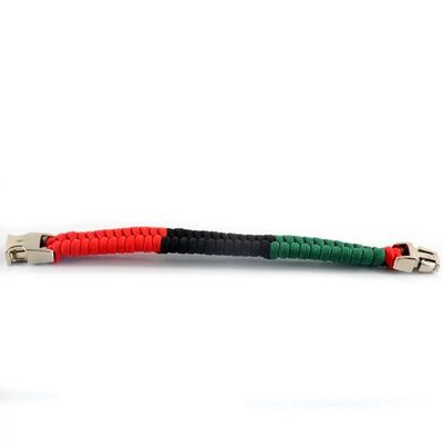 Über 200 Farben Handgefertigte Männer Metall Buckle Paracord Armband Nylon Seil Überleben Armband
