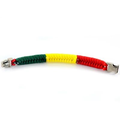 Über 200 Farben Handgefertigte Männer Metall Buckle Paracord Armband Nylon Seil Überleben Armband