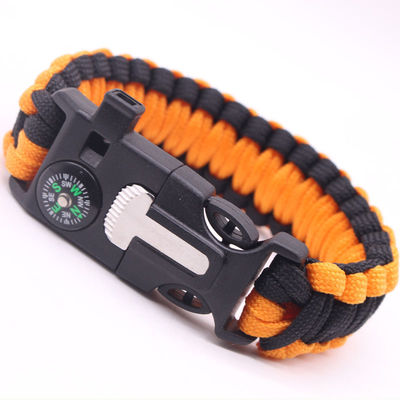 Outdoor-Notfall-Feuerstarter Paracord Überlebensarmband für den Rucksack
