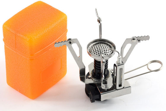Kraftbeschichteter tragbarer Mini-Camping-Gaskocher Butan-Gasbrenner für Outdoor-Camping