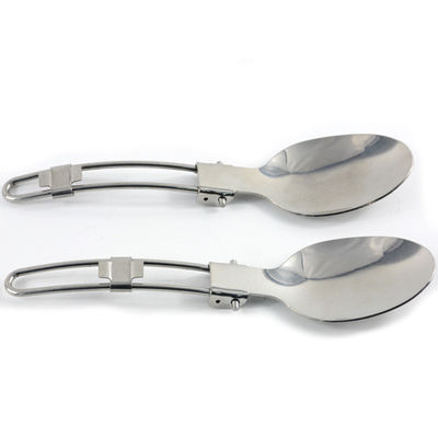 Stainless Steel Camping Dinnerware Set mit Silberneckerei Gabel und Löffel enthalten