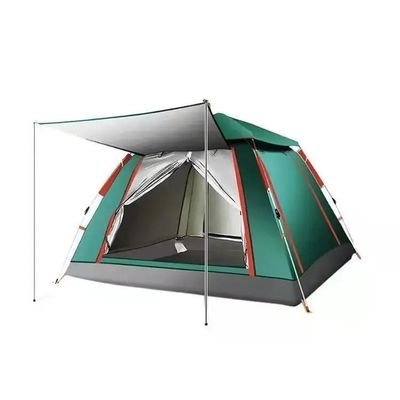 Automatisches Campingzelt Wasserdicht Polyester Silberbeschichtung für Familie im Freien
