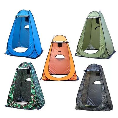 Outdoor Pop-up Camping Zelt Polyester Silberbeschichtung Toilettenzelt Top Style Pup Zelt