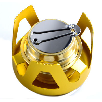 Portable Kochen Mini Spirit Brenner für Camping Picknick Klapphose Aluminium Außenofen