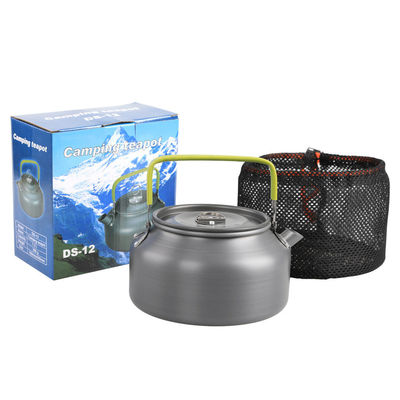 12x16cm Anpassung Aluminium Camping Teekanne Tragbare Grillkanne Kaffeekanne
