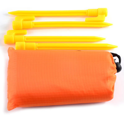 Custom Oxford Leichtgewicht Portable Strandmatte wasserdicht Tasche Camping Picknickdecke