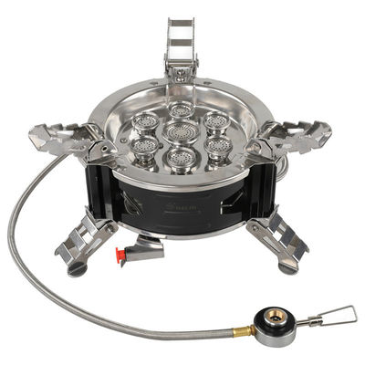 Vollzahlung Edelstahl Camping Gaskocher Outdoor Portable Picknick Split Gaskocher