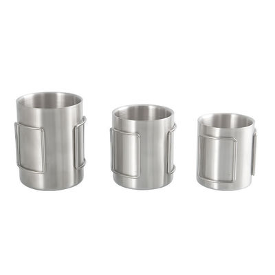 11X7,5X8cm Reisemug aus Edelstahl für Camping Isoliert und langlebig