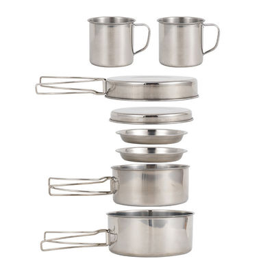 Portable Style Edelstahl Kochgeschirr für Outdoor-Camping zu US 6.5 / Stück