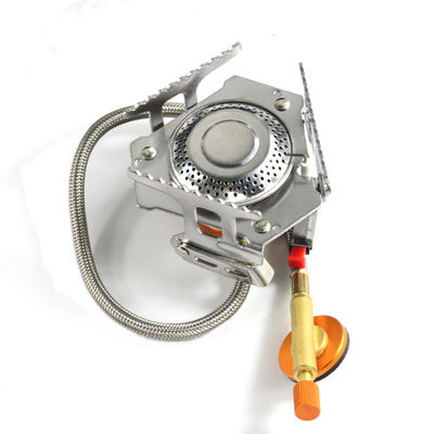 Portable Camping Kochofen mit 145mm Silber Portable Gasbrenner im Freien
