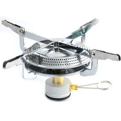 Außen Mini Camping Gaskocher mit Edelstahl und Kupfer Portable Klappgasöfen