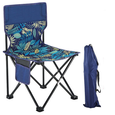 Outdoor Camping Fischerstühle Portable Leichtgewicht Klappstuhl mit Armlehne in Blau