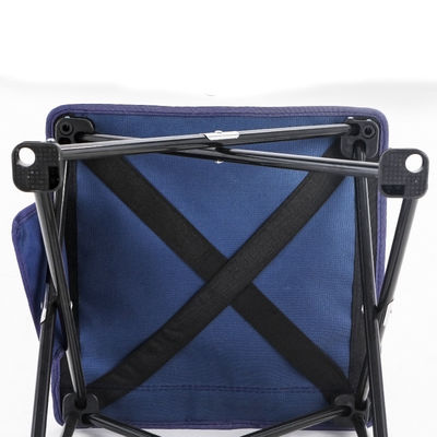 Outdoor Camping Fischerstühle Portable Leichtgewicht Klappstuhl mit Armlehne in Blau