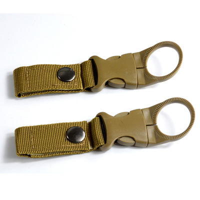 Outdoor-Taktische Nylon-Gürtel Schlüsselschnur Wasserflaschenhalter-Clip für individuelle Anfrage