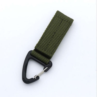 65x25mm Nylon Carabiner Schlüsselkette Gürtel Schlüsselhalter perfekt für Outdoor-Aktivitäten