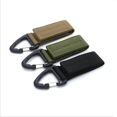 65x25mm Nylon Carabiner Schlüsselkette Gürtel Schlüsselhalter perfekt für Outdoor-Aktivitäten