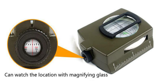 Außenkompass BK00923 Spezialprofi Metall-Taktikkompass mit Multifunktionsdesign