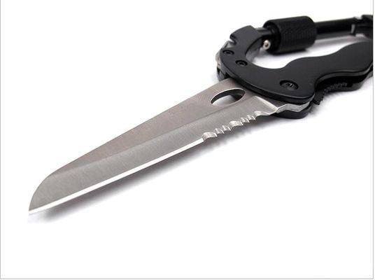Outdoor Camping EDC Multi Tool Multifunktion Pocket Carabiner Messer 30-Tage Geld zurück
