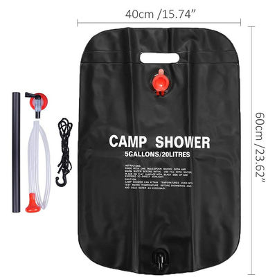20L Outdoor Portable PVC Solar Dusche Warmwasserbeutel für Reisen Strand Camping