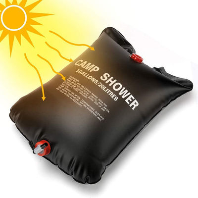 20L Outdoor Portable PVC Solar Dusche Warmwasserbeutel für Reisen Strand Camping