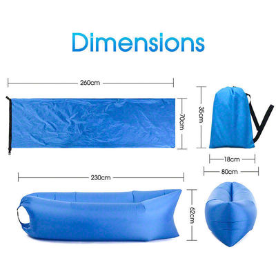 Außenbereich Portable Camping Air Sofa Wasserdicht Polyester Air Lounger für Strand oder Camping
