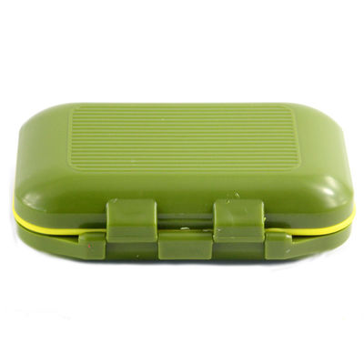 US-Währung Kunststoff-Fischerei-Laufhaken Haken Köder Tackle Box für 13,5x9,5cm Zubehör