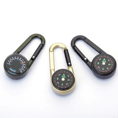 Portable Metal Carabiner Kompass für das Outdoor Camping Überleben digitale Anzeigemethoden