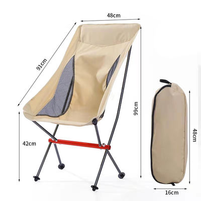 Anpassung Outdoor Portable Folding Camping Chair Leichtgewichts Aluminium Strandstuhl