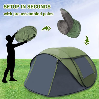 Wasserdichtes Instant-Zelt für das Campen in allen Jahreszeiten Automatisches Pop-up-Zelt Kapazität ≤2