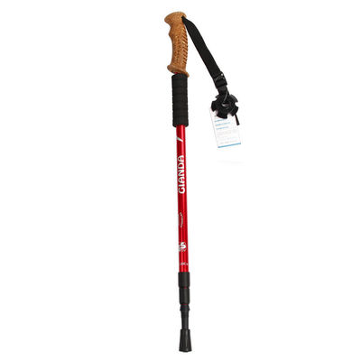 Ultraleichtes DGH668 4 Gemischte Walking Stick aus Aluminium aus Kohlenstofffaser für Wandern