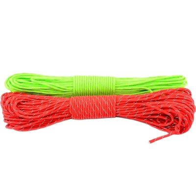 100 Fuß reflektierender 7 Strang Paracord 4mm Polyester Paracord 550 Durchmesser 4mm reflektierender