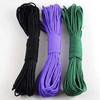 Anpassung 100FT 7 Innenstrang 550 Polyester Paracord Fallschirmseil Camping Seil