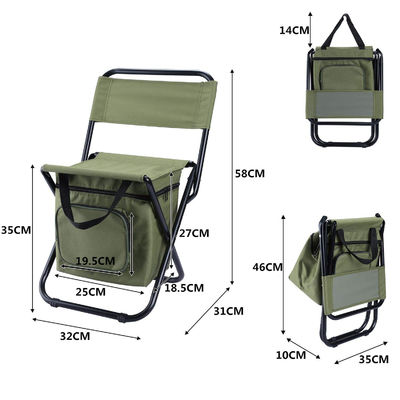 US-Währung Aluminiumlegierung Portable Camping Klappstuhl für Outdoor-Aktivitäten