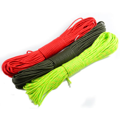 Typ III 550 Polyester 4mm Paracord mit 7 Innensträngen 100FT