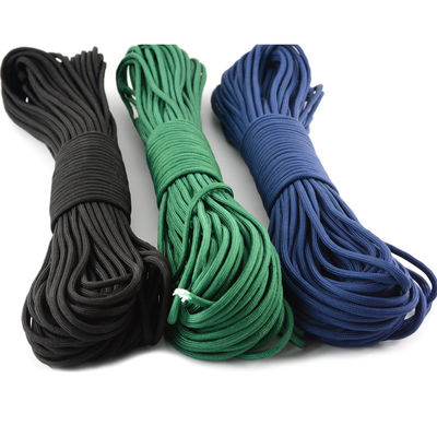 100FT 4mm 7 Kerne Fallschirmseil Überlebens Polyester 550 Paracord Seil und vielseitig