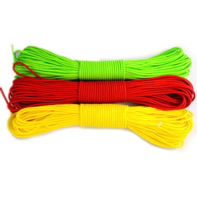 100FT 4mm 7 Kerne Fallschirmseil Überlebens Polyester 550 Paracord Seil und vielseitig