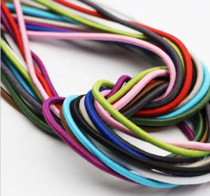 Hohe Festigkeit Elastiziertes Bungee-Schockseil 4 mm 5 mm Schwarzes Bungee-Seil Langlebig und flexibel