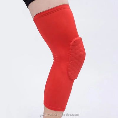 Atmungsport Kniebeutel Polyester Kniebeutel Unterstützung Kompression Bein Honighalm Ärmel