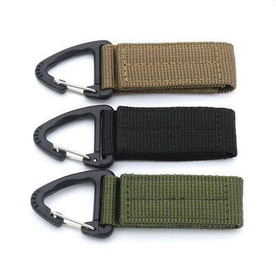 65x25mm Nylon Tactical Carabiner Lanyard Strap Keychain Rückerstattung innerhalb von 30 Tagen