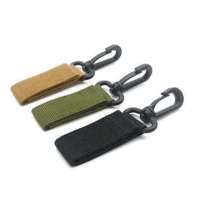 Custom Polyester Schlüsselkette Schnürsenkel Carabiner Schlüsselhalter Notwendig für Outdoor-Camping