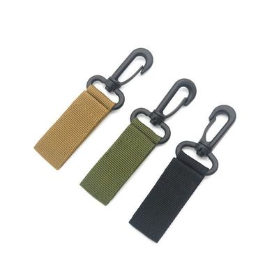Custom Polyester Schlüsselkette Schnürsenkel Carabiner Schlüsselhalter Notwendig für Outdoor-Camping
