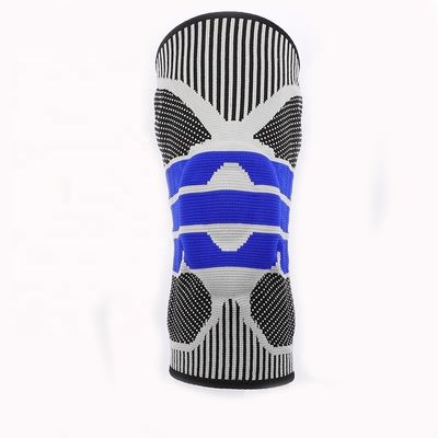 Sport-Nylon-Silicone-Kniebeutel Kompression Kniestütze für den Basketball-Schutz