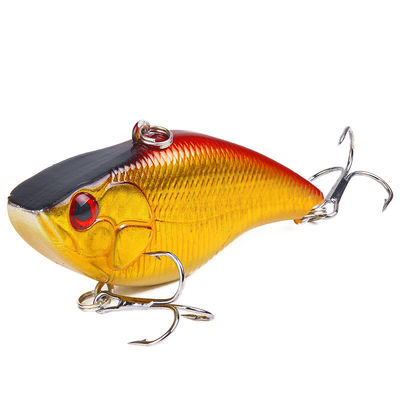 3D-Auge künstlicher Köder 6 Haken Minnow Fangköder Feststoff Schwimmbesätze für Angler
